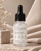 Lash Conditioning Serum de MONEL Skin Science Labs, vista posterior con modo de uso e ingredientes principales